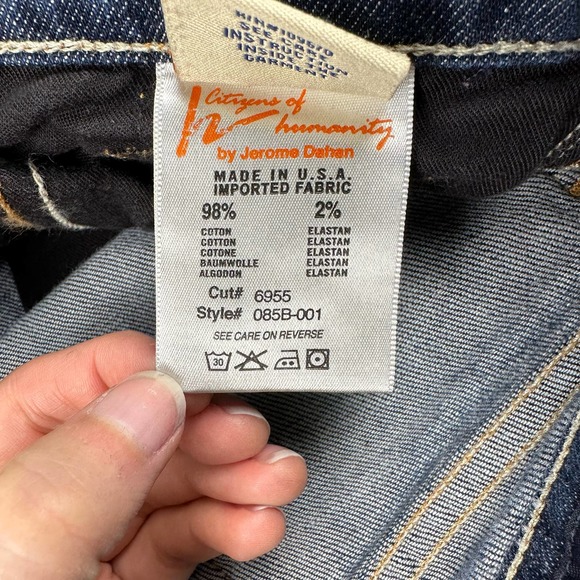 Citizens of Humanity Margo Low Waist Bootcut Denim Jeans Riviera Size 27 - Picture 9 of 12